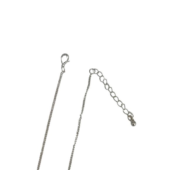 Necklace & Earring Set, Antique Silver Tone, 3 Round Pendant, 22"-24" - Picture 9 of 10